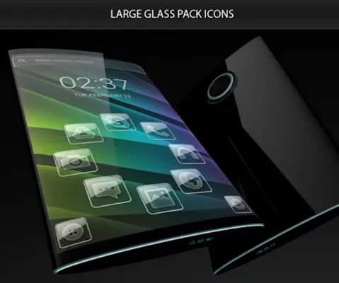 Glass theme android App screenshot 3